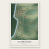 Mayersville, Mississippi map print, the full design