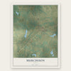 Murchison, Texas map print, the full design