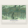 Snydertown, Pennsylvania map print, the full design