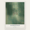 Anthonyville, Arkansas map print, the full design