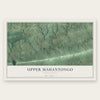 Upper Mahantongo, Pennsylvania map print, the full design