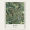 Reedy, West Virginia map print, the full design