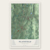 Plainfield, Connecticut map print, the full design