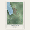 Ortonville, Minnesota map print, the full design