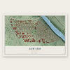 Seward, Minnesota map print, the full design