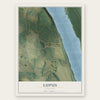 Lupus, Missouri map print, the full design