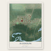 Randolph, Minnesota map print, the full design