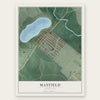 Mayfield, Maryland map print, the full design