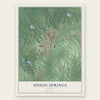 Union Springs, Alabama map print, the full design