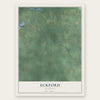 Eckford, Michigan map print, the full design