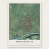 Sedro-Woolley, Washington map print, the full design