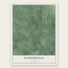 Flowerfield, Michigan map print, the full design