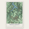 Mount Vernon, Kentucky map print, the full design