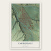 Carbondale, Colorado map print, the full design
