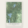 East Brookfield, Massachusetts map print, the full design