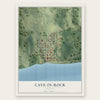 Cave-In-Rock, Illinois map print, the full design