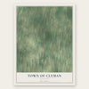 Town of Clyman, Wisconsin map print, the full design