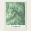 Centerville, New York map print, the full design