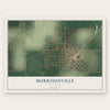 Morrisonville, Illinois map print, the full design