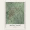 Argonne Forest, Georgia map print, the full design