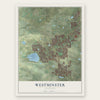 Westminster, Colorado map print, the full design