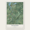 Rockford, Tennessee map print, the full design