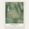 Matherville, Illinois map print, the full design