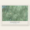 Jacksons' Gap, Alabama map print, the full design