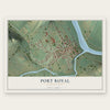 Port Royal, Pennsylvania map print, the full design