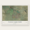 Pascua Yaqui Tribe, Arizona map print, the full design
