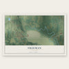 Freeman, Missouri map print, the full design