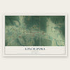 Loachapoka, Alabama map print, the full design