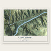 Clinchport, Virginia map print, the full design