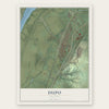 Dupo, Illinois map print, the full design