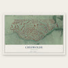 Cheswolde, Maryland map print, the full design
