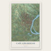 Cape Girardeau, Missouri map print, the full design