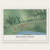 Kingston Mines, Illinois map print, the full design