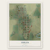 Imbler, Oregon map print, the full design
