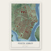 Perth Amboy, New Jersey map print, the full design
