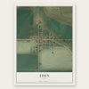 Eden, Idaho map print, the full design