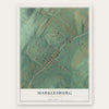 Marklesburg, Pennsylvania map print, the full design
