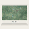 Morton, Mississippi map print, the full design