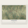 Industry, Texas map print, the full design