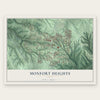 Monfort Heights, Ohio map print, the full design