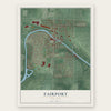 Fairport, New York map print, the full design