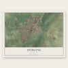 Sterling, Colorado map print, the full design