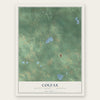 Colfax, Oceana County, Michigan map print, the full design