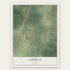 Conway, Missouri map print, the full design