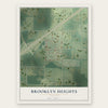 Brooklyn Heights, Missouri map print, the full design