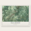 Ball Ground, Georgia map print, the full design